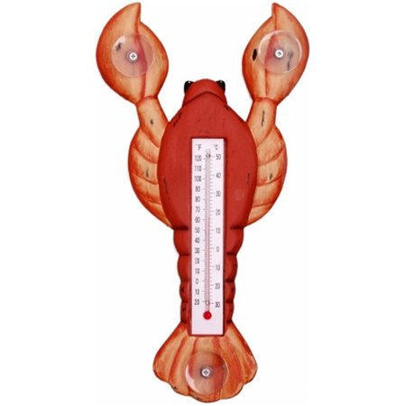 SONGBIRD ESSENTIALS Red Lobster Small Window Thermometer SE2172007